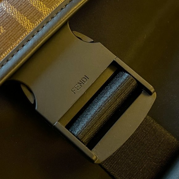 Fendi Black & Brown Zucca Backpack main image 5